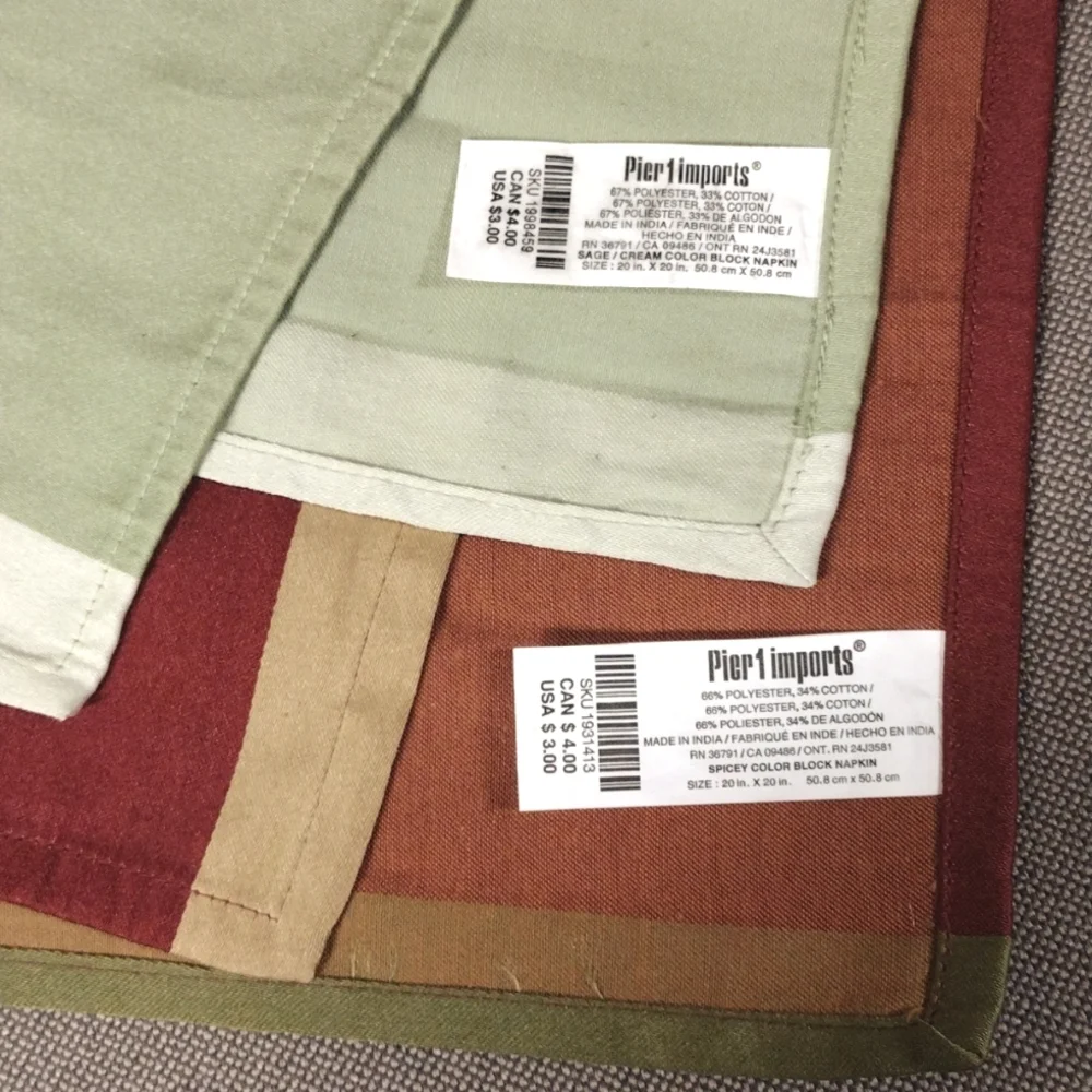 2 pc Pier 1 Napkin Bundle